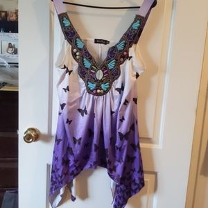 Hi Fang beaded dress summer top